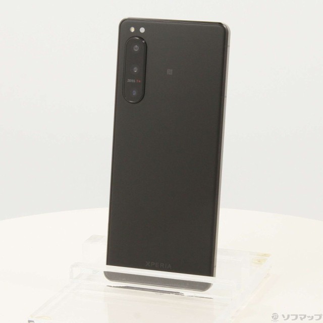 (中古)SONY Xperia 5 IV 128GB ブラック A204SO Softbank SIMフリー(349-ud)