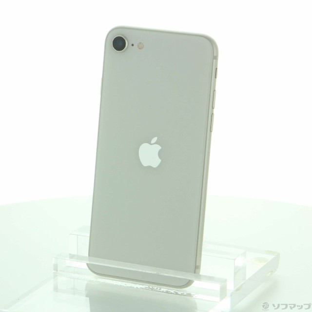 (中古)Apple iPhone SE 第3世代 128GB スターライト MMYG3J/A SIMフリー(297-ud)