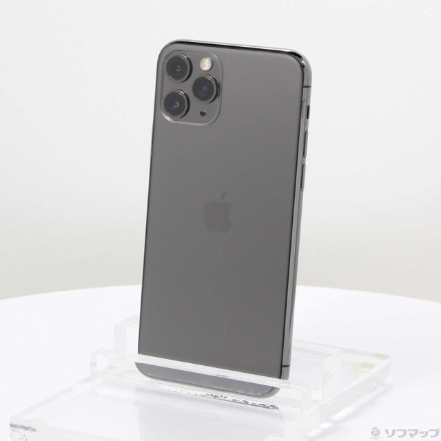 (中古)Apple iPhone11 Pro 256GB スペースグレイ MWC72J/A SIMフリー(348-ud)