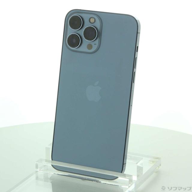 中古)Apple iPhone13 Pro Max 128GB シエラブルー MLJ73J/A SIM