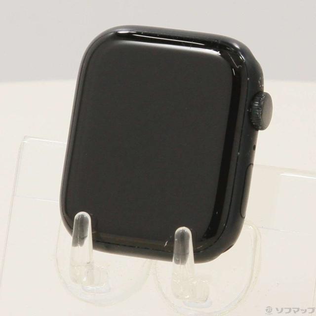 (中古)Apple Apple Watch Series 7 GPS 45mm ミッドナイトアルミニウムケース バンド無し(348-ud)