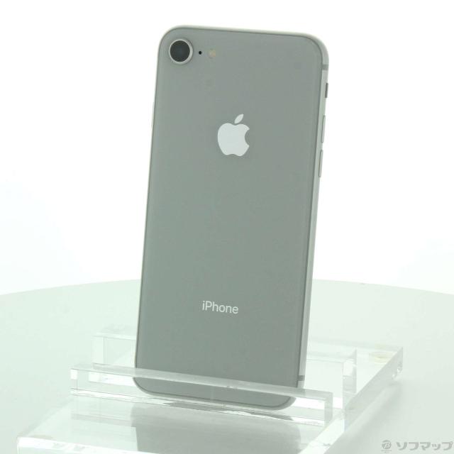 中古)Apple iPhone8 64GB シルバー MQ792J/A SIMフリー(269-ud