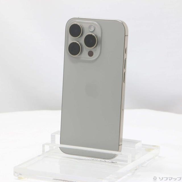 (中古)Apple iPhone15 Pro 128GB ナチュラルチタニウム MTU93J/A SIMフリー(305-ud)の通販は 137,680円
