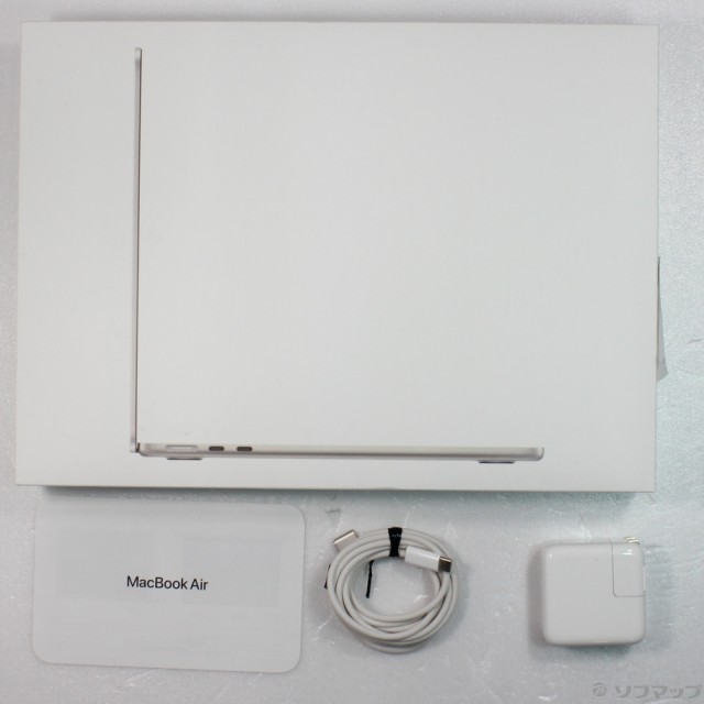 (中古)Apple MacBook Air 13.6-inch Mid 2022 MLY13J/A Apple M2 8コアCPU_8コアGPU 8GB SSD256GB スターライト (12.6 Monterey)(262-ud)