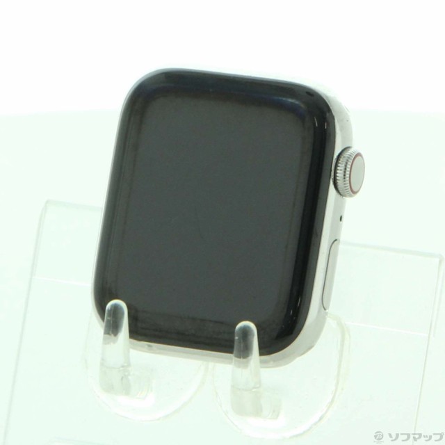 (中古)Apple Apple Watch Series 5 GPS + Cellular 44mm ステンレススチールケース バンド無し(262-ud)