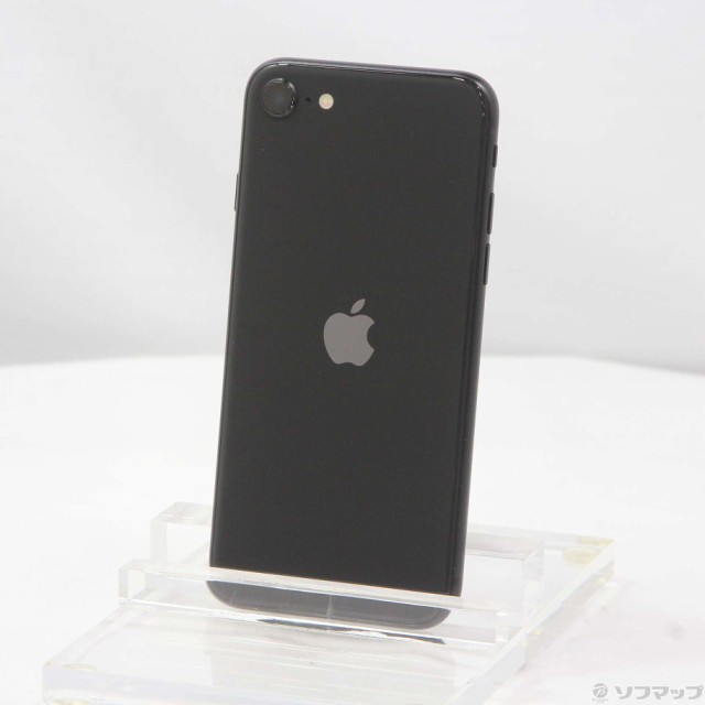 (中古)Apple iPhone SE 第2世代 128GB ブラック MXD02J/A SIMフリー(368-ud)