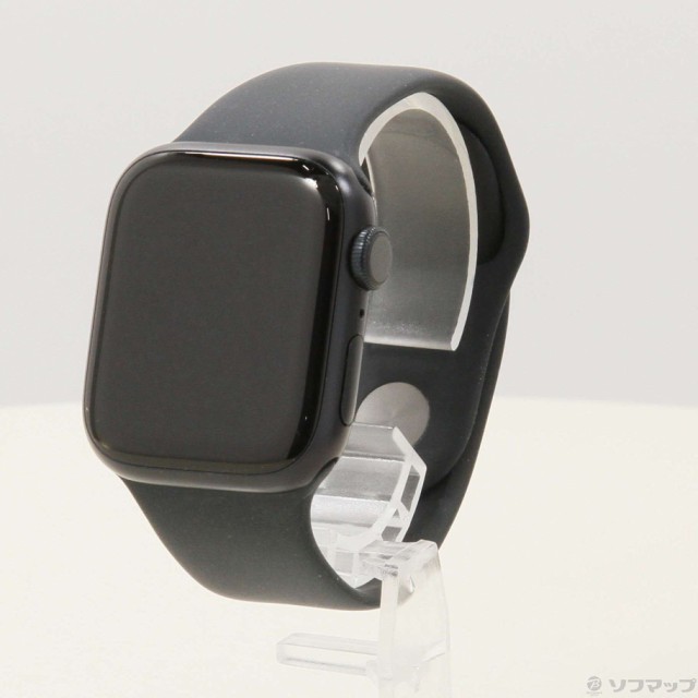 (中古)Apple Apple Watch Series 9 GPS 41mm ミッドナイトアルミニウムケース ミッドナイトスポーツバンド(344-ud)