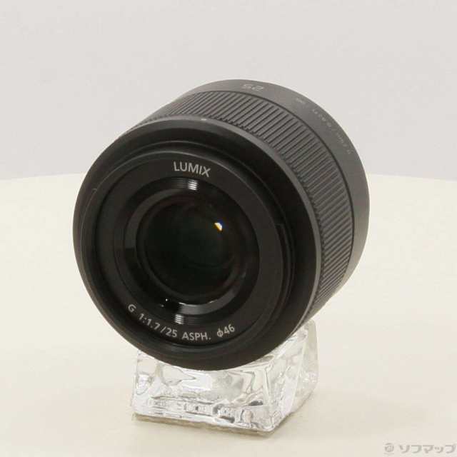 (中古)Panasonic LUMIX G 25mm F1.7 ASPH. H-H025 ブラック(276-ud)