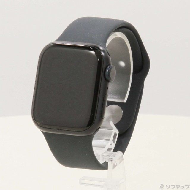 (中古)Apple Apple Watch Series 9 GPS 41mm ミッドナイトアルミニウムケース ミッドナイトスポーツバンド(349-ud)