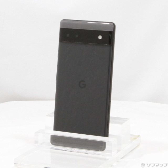 (中古)GOOGLE Google Pixel 6a 128GB チャコール GB17L Softbank SIMフリー (ネットワーク利用制限▲)(262-ud)