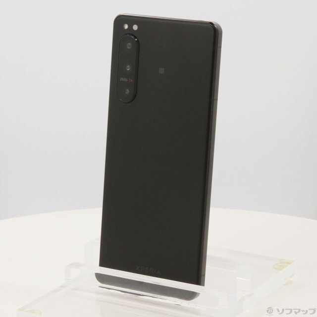 (中古)SONY Xperia 5 IV 128GB ブラック A204SO Softbank SIMフリー(377-ud)