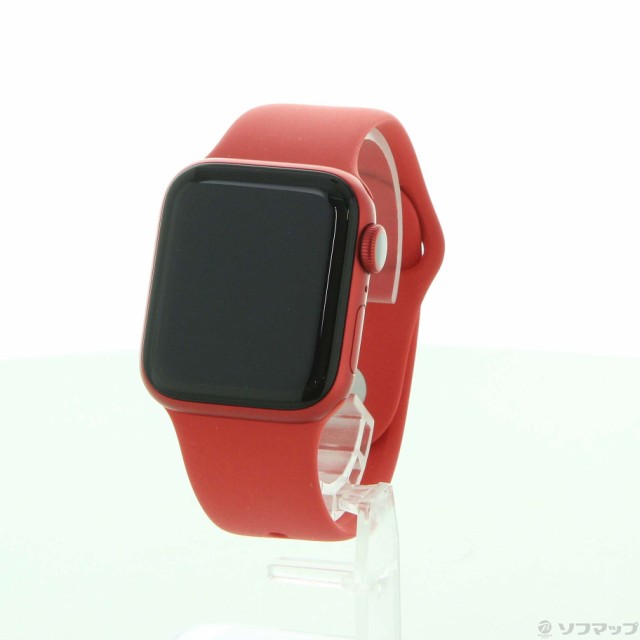 (中古)Apple Apple Watch Series 6 GPS 40mm (PRODUCT)REDアルミニウムケース (PRODUCT)REDスポーツバンド(349-ud)