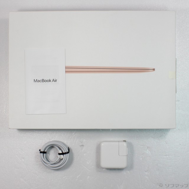 (中古)Apple MacBook Air 13.3-inch Late 2020 MGND3J/A Apple M1 8コアCPU_7コアGPU 16GB SSD256GB ゴールド (12.6 Monterey)(344-ud)