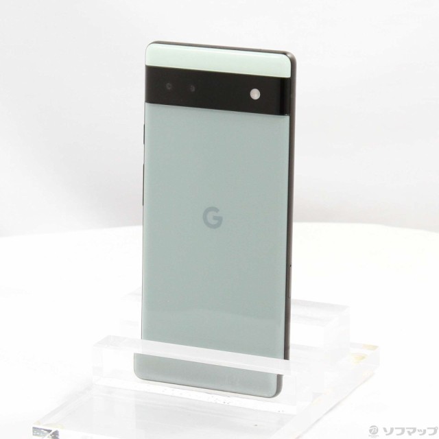 (中古)GOOGLE Google Pixel 6a 128GB セージ GB17L au SIMフリー(348-ud)