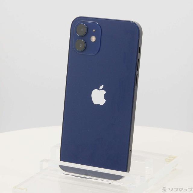 中古)Apple iPhone12 128GB ブルー MGHX3J/A SIMフリー(295-ud) 