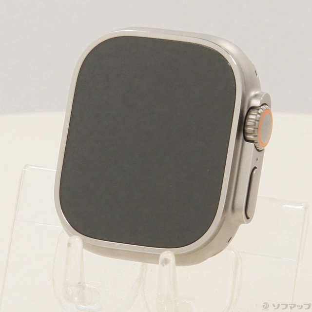 (中古)Apple Apple Watch Ultra GPS + Cellular 49mm チタニウムケース バンド無し(352-ud)