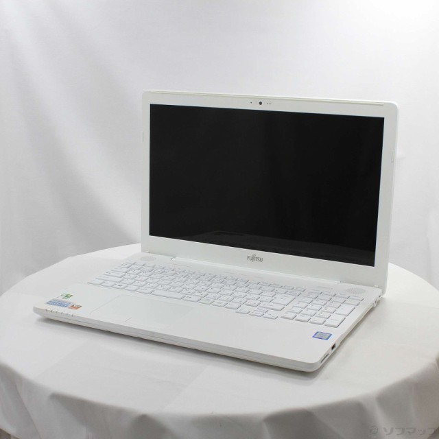 (中古)FUJITSU 格安安心パソコン LIFEBOOK AH49/B2 FMVA49B2WZ プレミアムホワイト (Windows 10)(276-ud)