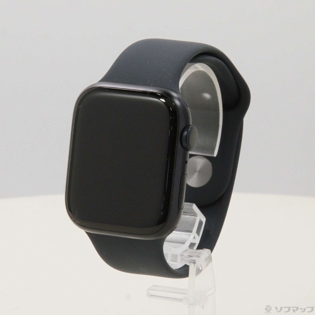 (中古)Apple Apple Watch Series 9 GPS 45mm ミッドナイトアルミニウムケース ミッドナイトスポーツバンド(262-ud)