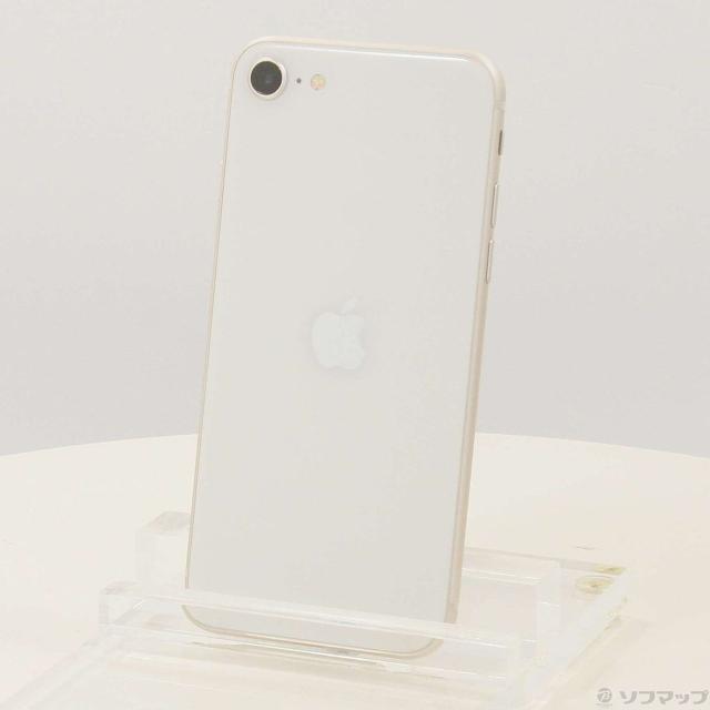 中古)Apple iPhone SE 第3世代 64GB スターライト MMYD3J/A SIM