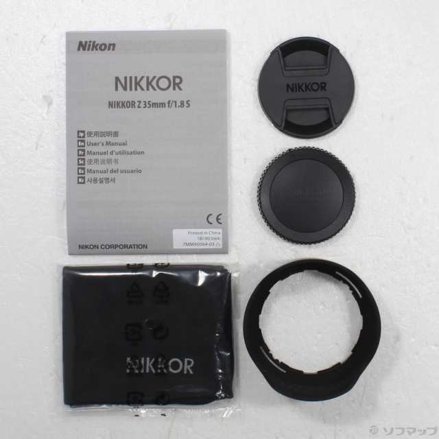 (中古)Nikon NIKKOR Z 35mm f/1.8 S(262-ud)