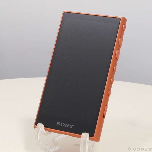 (中古)SONY WALKMAN A100シリーズ メモリ16GB+microSD オレンジ NW-A105HN D(297-ud)