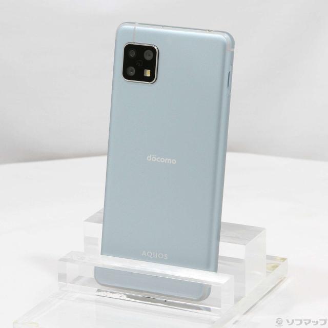 (中古)SHARP AQUOS sense4 64GB ライトブルー SH-41A docomoロック解除SIMフリー(344-ud)の通販は 13,838円