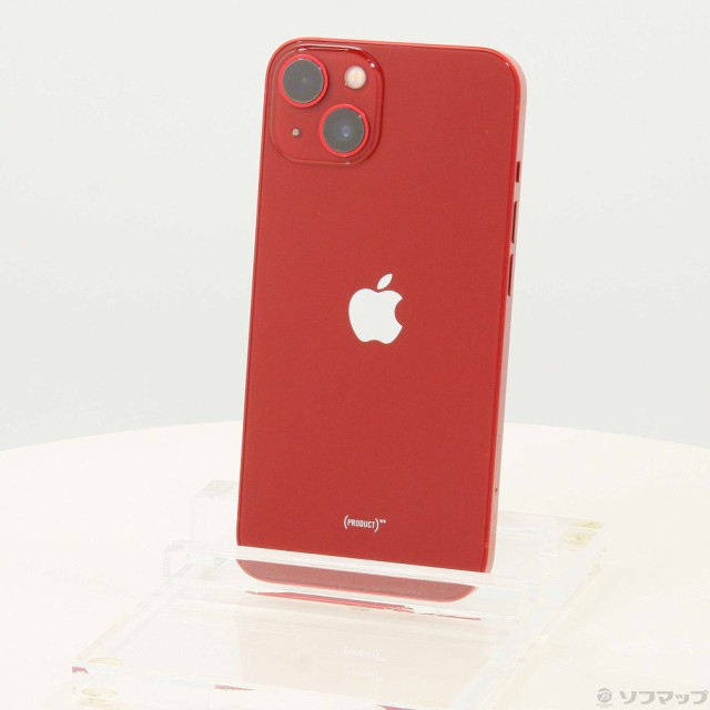 (中古)Apple iPhone13 128GB プロダクトレッド MLNF3J/A SIMフリー(349-ud)