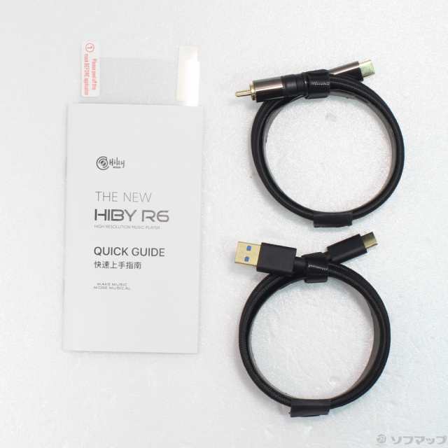 (中古)HiBy Music New HiBy R6 メモリ64GB+microSD ブラック NEWR6BLACK(262-ud)