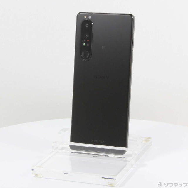 (中古)SONY Xperia 1 III 512GB フロストブラック XQ-BC42 SIMフリー(384-ud)