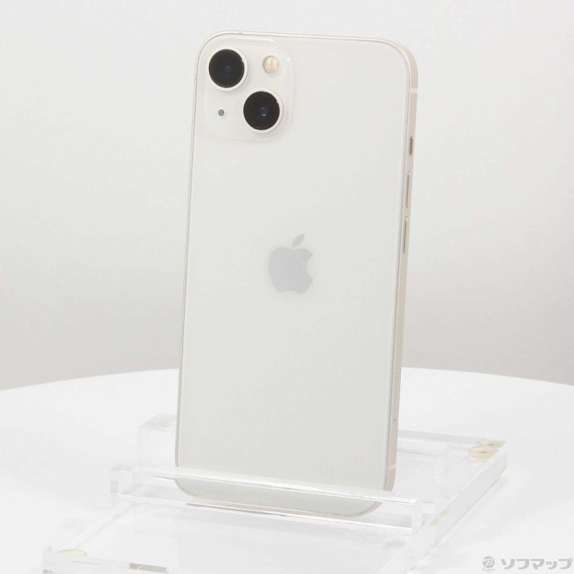 (中古)Apple iPhone13 128GB スターライト MLND3J/A SIMフリー(305-ud)