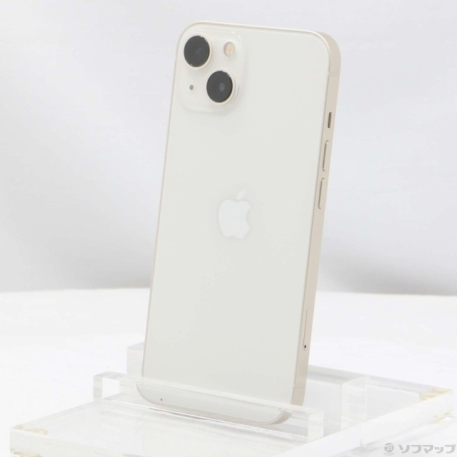 (中古)Apple iPhone13 128GB スターライト MLND3J/A SIMフリー(297-ud)