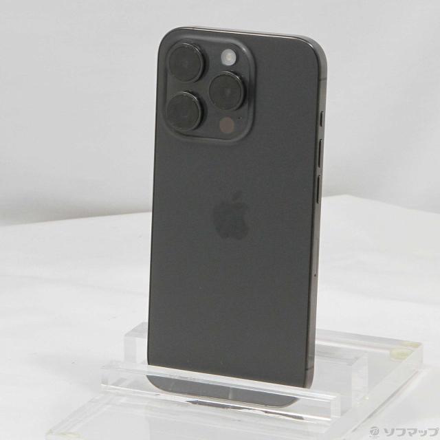 (中古)Apple iPhone15 Pro 256GB ブラックチタニウム MTUC3J/A SIMフリー(269-ud)の通販は