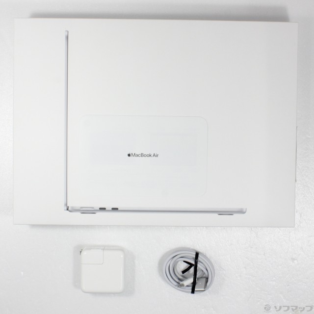 (中古)Apple MacBook Air 13.6-inch Mid 2022 MLXY3J/A Apple M2 8コアCPU_8コアGPU 8GB SSD256GB シルバー (12.6 Monterey)(297-ud)