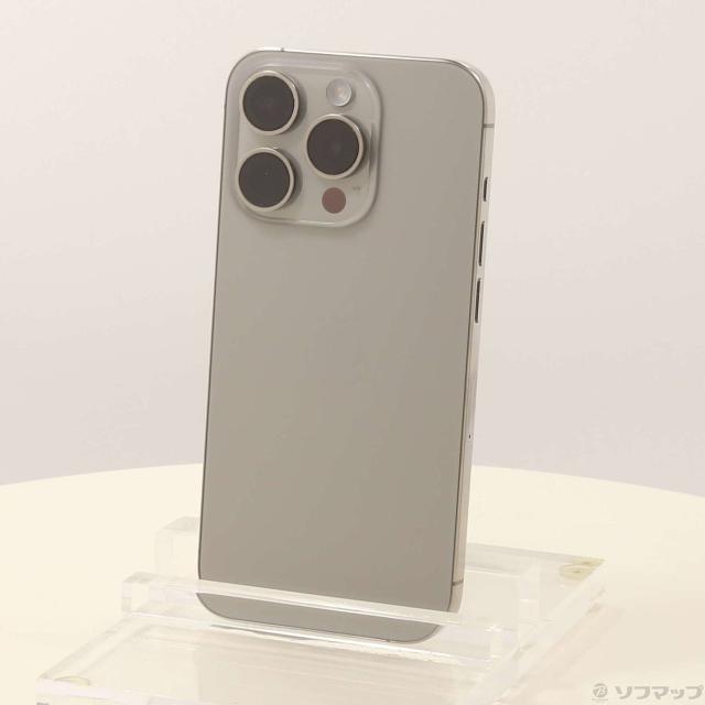 中古)Apple iPhone15 Pro 128GB ナチュラルチタニウム MTU93J/A SIM