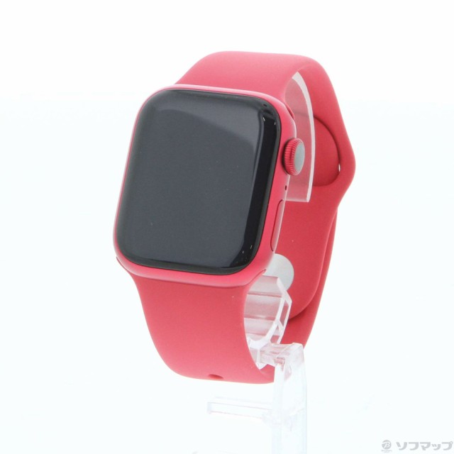 (中古)Apple (展示品) Apple Watch Series 9 GPS 41mm (PRODUCT)REDアルミニウムケース (PRODUCT)REDスポーツバンド(352-ud)