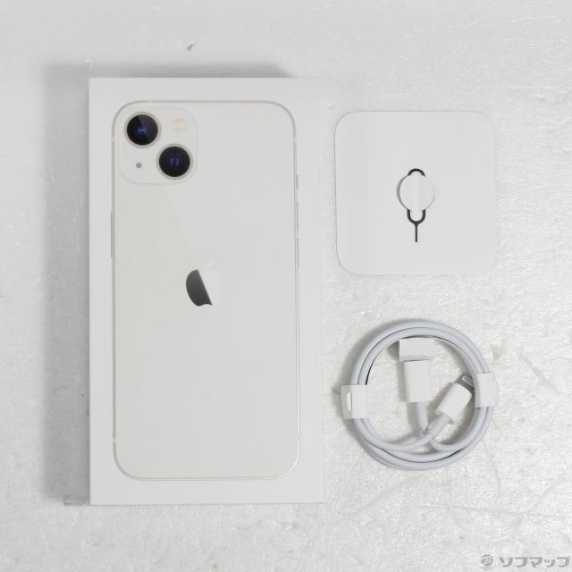 アップル iPhone13 mini 128GB スターライト au