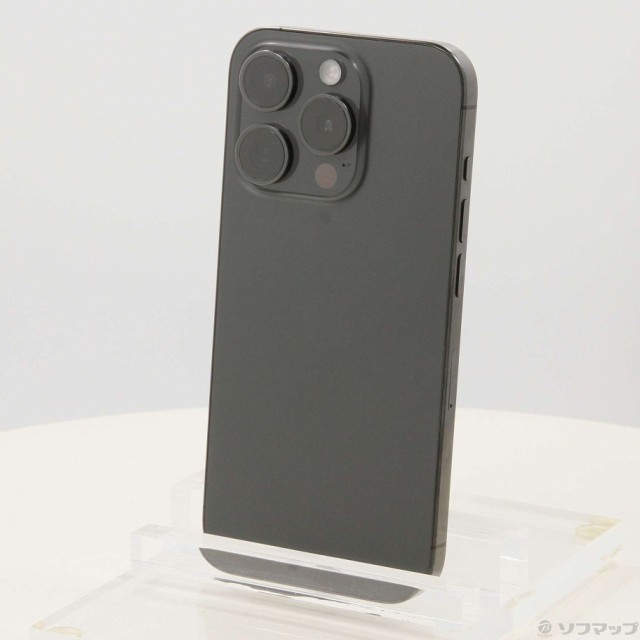 (中古)Apple iPhone15 Pro 128GB ブラックチタニウム MTU73J/A SIMフリー(276-ud)