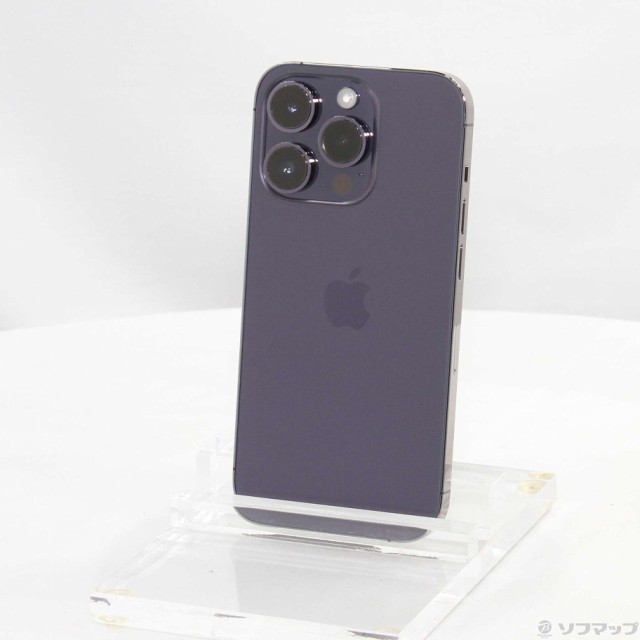 (中古)Apple iPhone14 Pro 256GB ディープパープル MQ1E3J/A SIMフリー(344-ud)の通販は