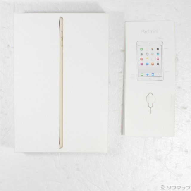 (中古)Apple iPad mini 4 64GB ゴールド MK9J2J/A Wi-Fi(384-ud)