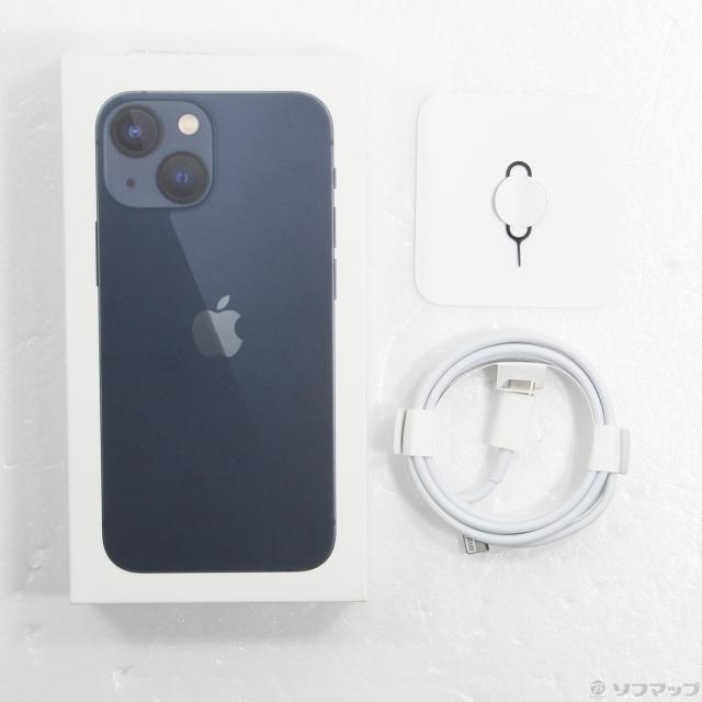 中古)Apple iPhone13 mini 128GB ミッドナイト MLJC3J/A SIMフリー(198-ud)