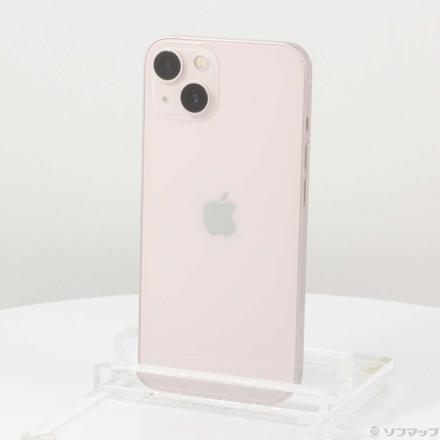 (中古)Apple iPhone13 128GB ピンク MLNE3J/A SIMフリー(258-ud)