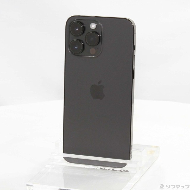 (中古)Apple iPhone14 Pro Max 128GB スペースブラック MQ963J/A SIMフリー(269-ud)