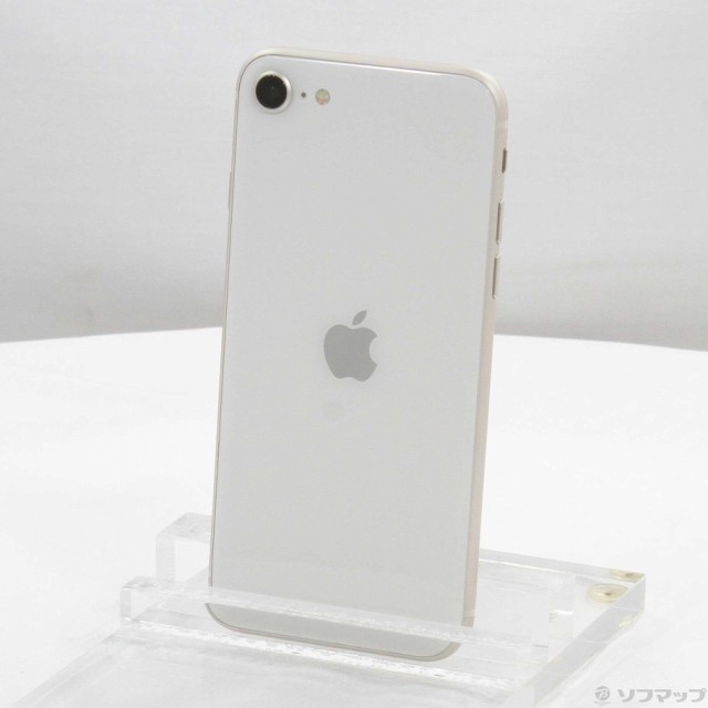 (中古)Apple iPhone SE 第3世代 128GB スターライト MMYG3J/A SIMフリー(348-ud)