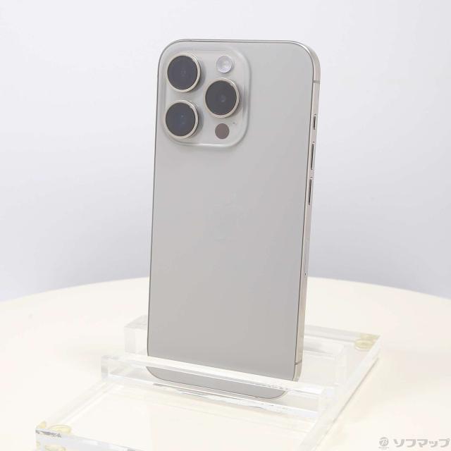 中古)Apple iPhone15 Pro 256GB ナチュラルチタニウム MTUF3J/A