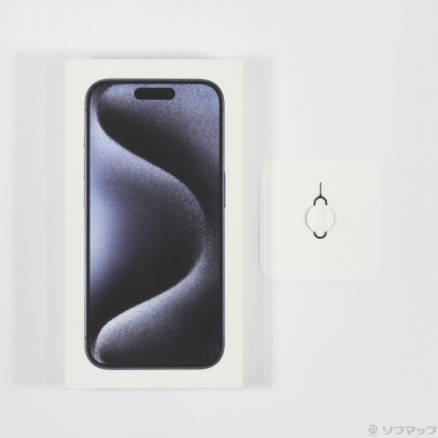 (中古)Apple iPhone15 Pro 128GB ブルーチタニウム MTUA3J/A SIMフリー(348-ud)