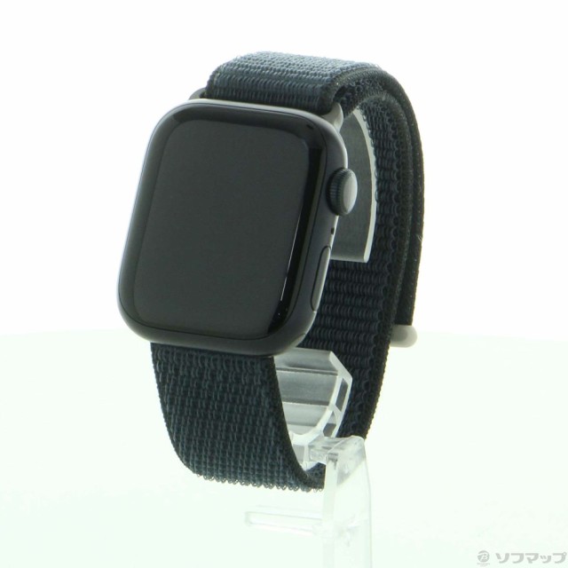 (中古)Apple Apple Watch Series 9 GPS 41mm ミッドナイトアルミニウムケース ミッドナイトスポーツループ(297-ud)