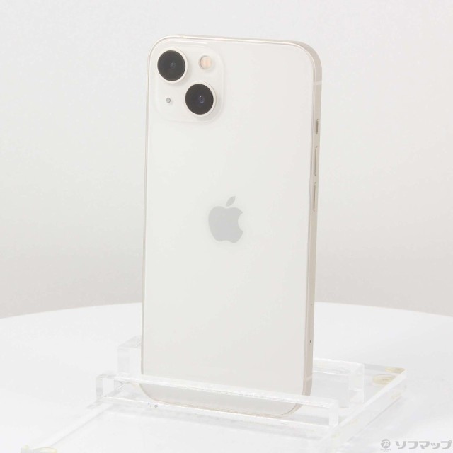 (中古)Apple iPhone13 128GB スターライト MLND3J/A SIMフリー(198-ud)