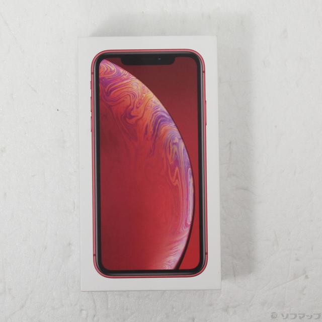 iPhone XR Red 64GB au simフリー 新品 SIMフリー iphone XR 64GB
