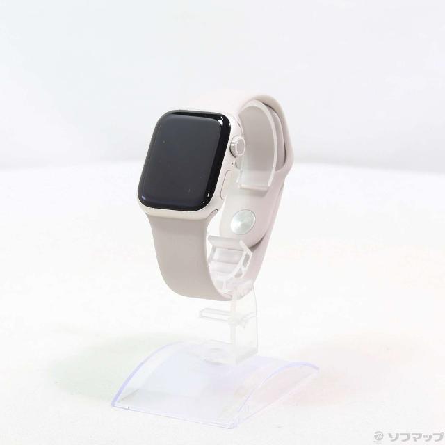 中古)Apple Apple Watch Series 7 GPS 41mm スターライトアルミニウム 