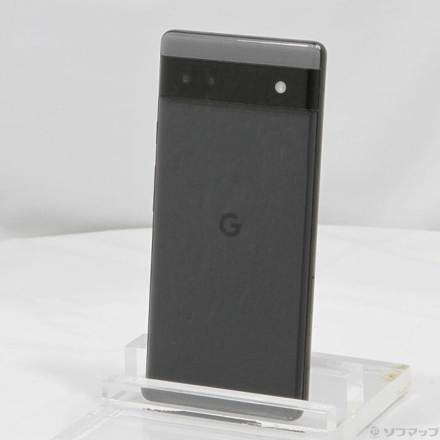 (中古)GOOGLE Google Pixel 6a 128GB チャコール GB17L Softbank SIMフリー(269-ud)